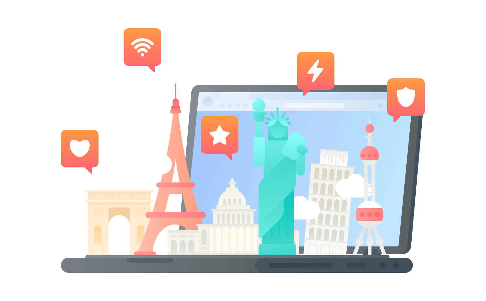 在马考连接到中国的软件 - 翻回VPN